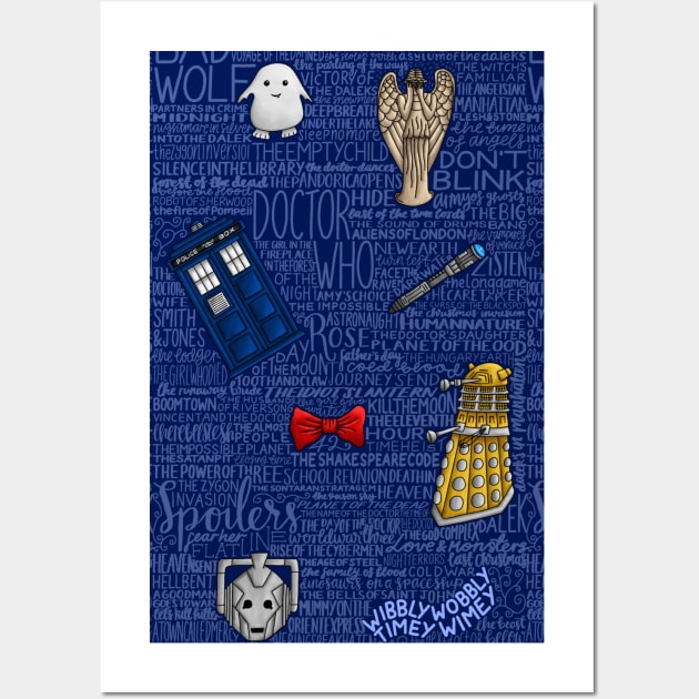 DOCTOR WHO 2 Wall Art by hxrtsy